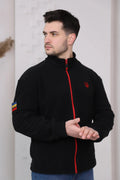 Men's embroidered sweatshirt "Symbol" (black), Size M