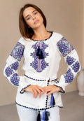 Women's embroidered blouse "Constellation"