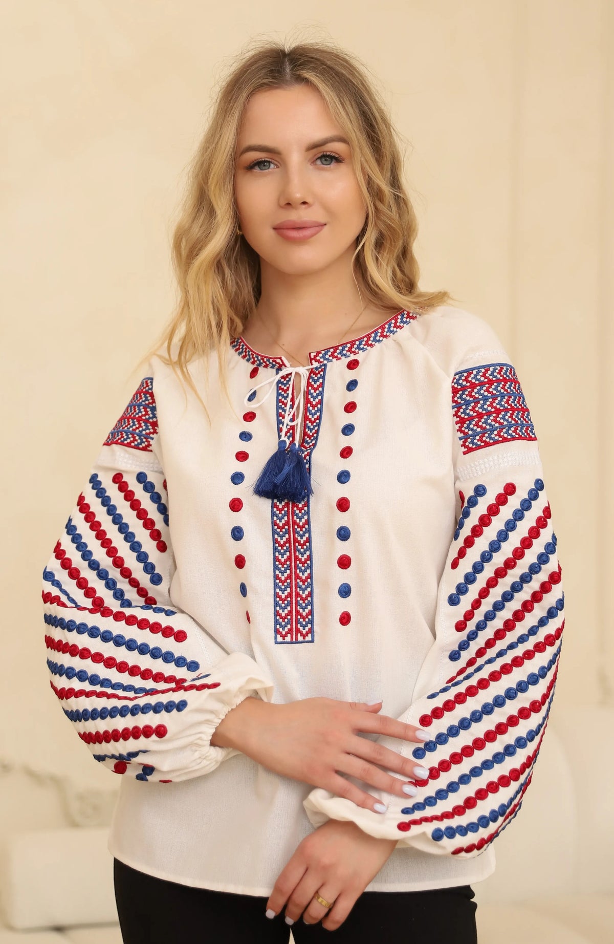 Women's embroidered blouse "Zlagoda", 3XL, 4XL