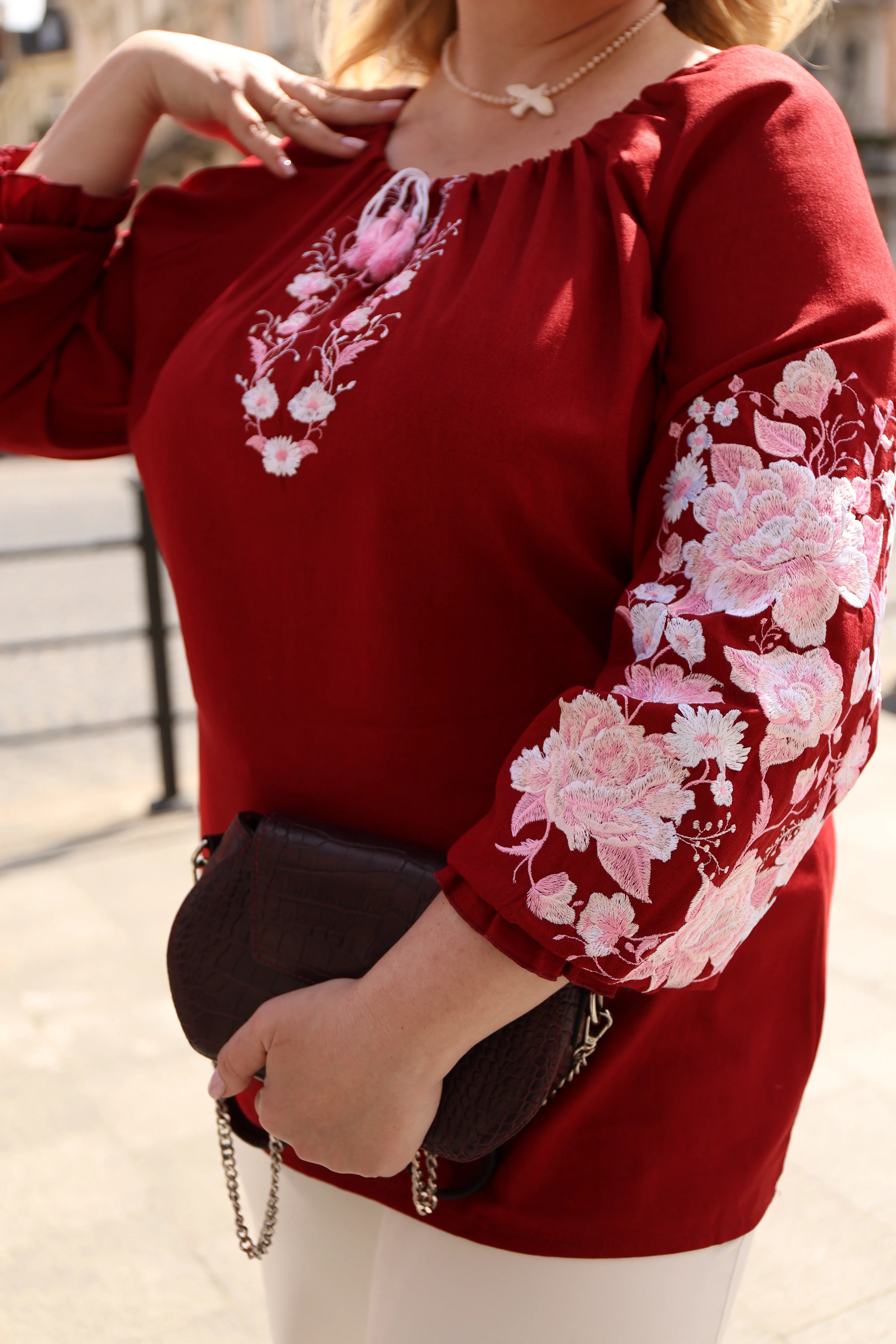 Embroidered blouse Kazka 3XL, 4XL