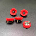 Brooch Red Poppy