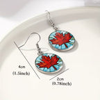 Earrings Maple Leaf