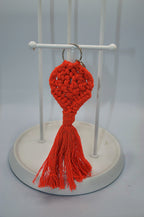 Knitted Keychain heart/ hats