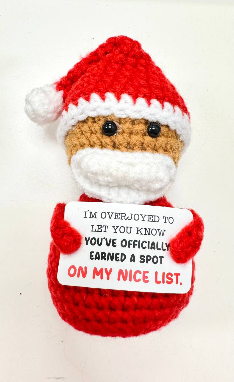 Knitted Positive Crochet Toy