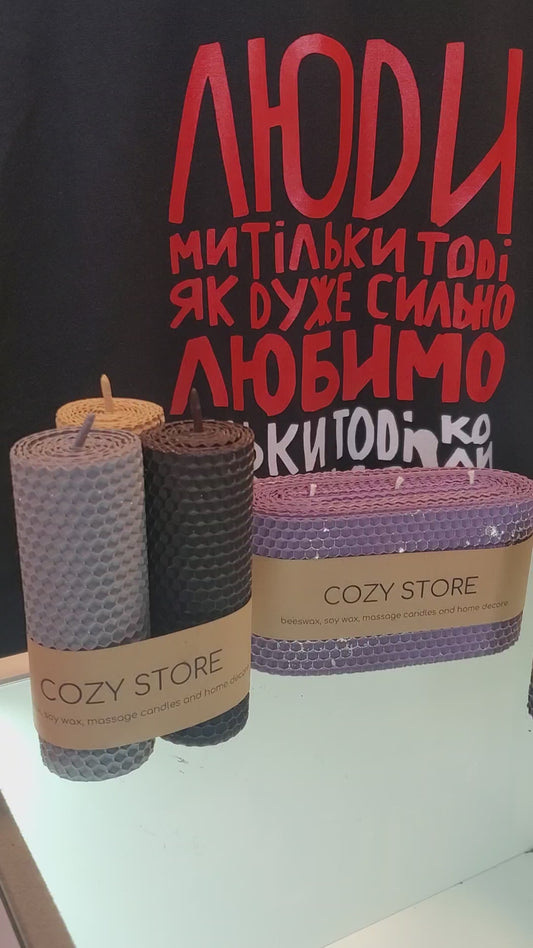 Honey Candles triplet set 1