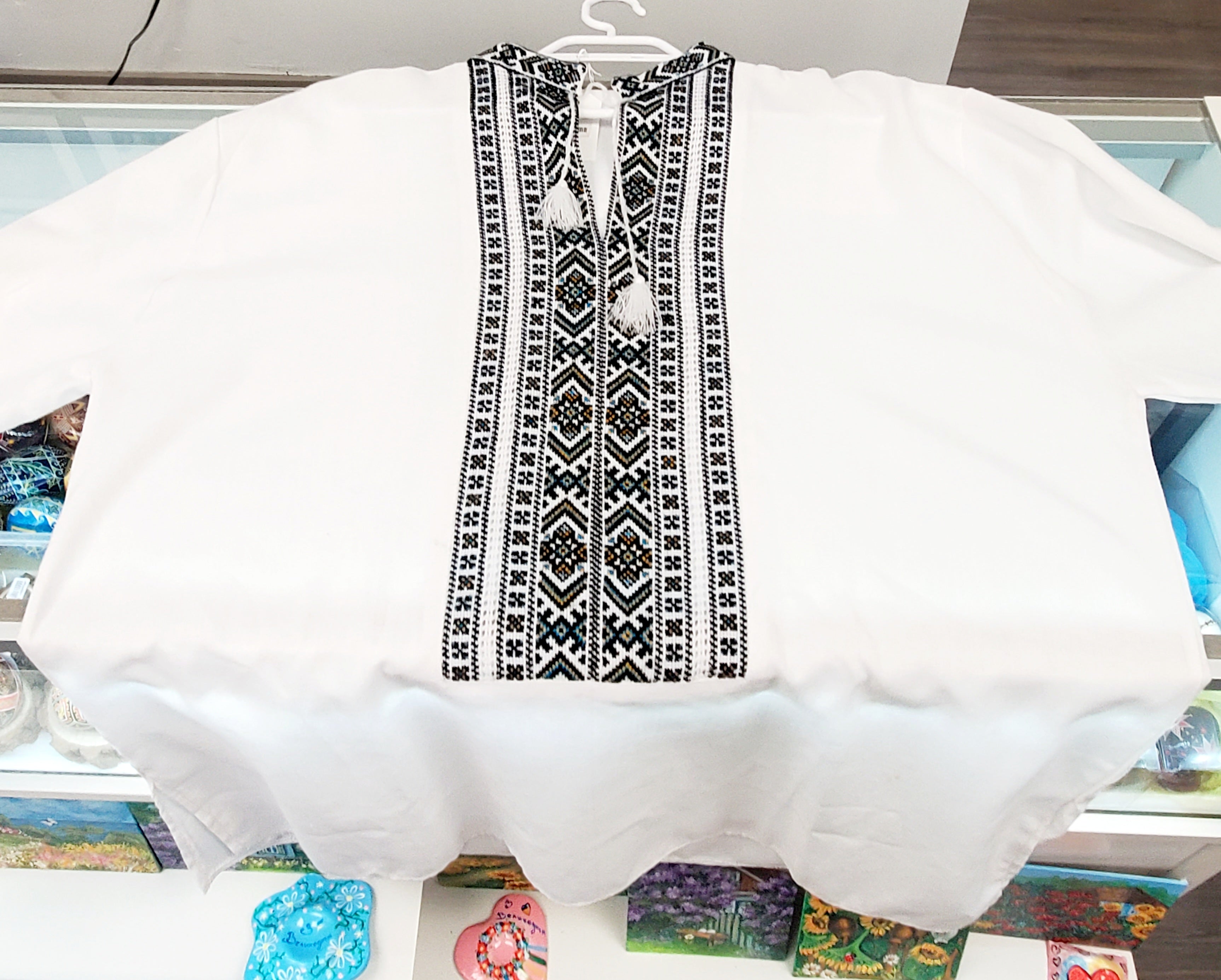 Handmade Embroidered Shirt T1 (Size 2XL-3XL)