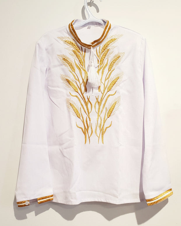 Embroidered children's shirt "Gold kolosoks", size 134, 152