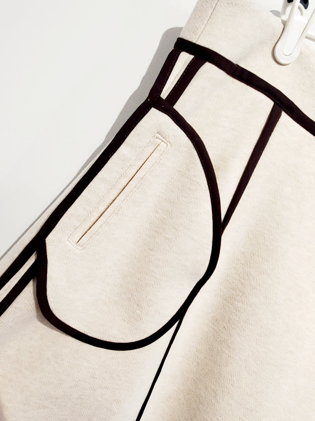 Skirt (beige with brown), Size L