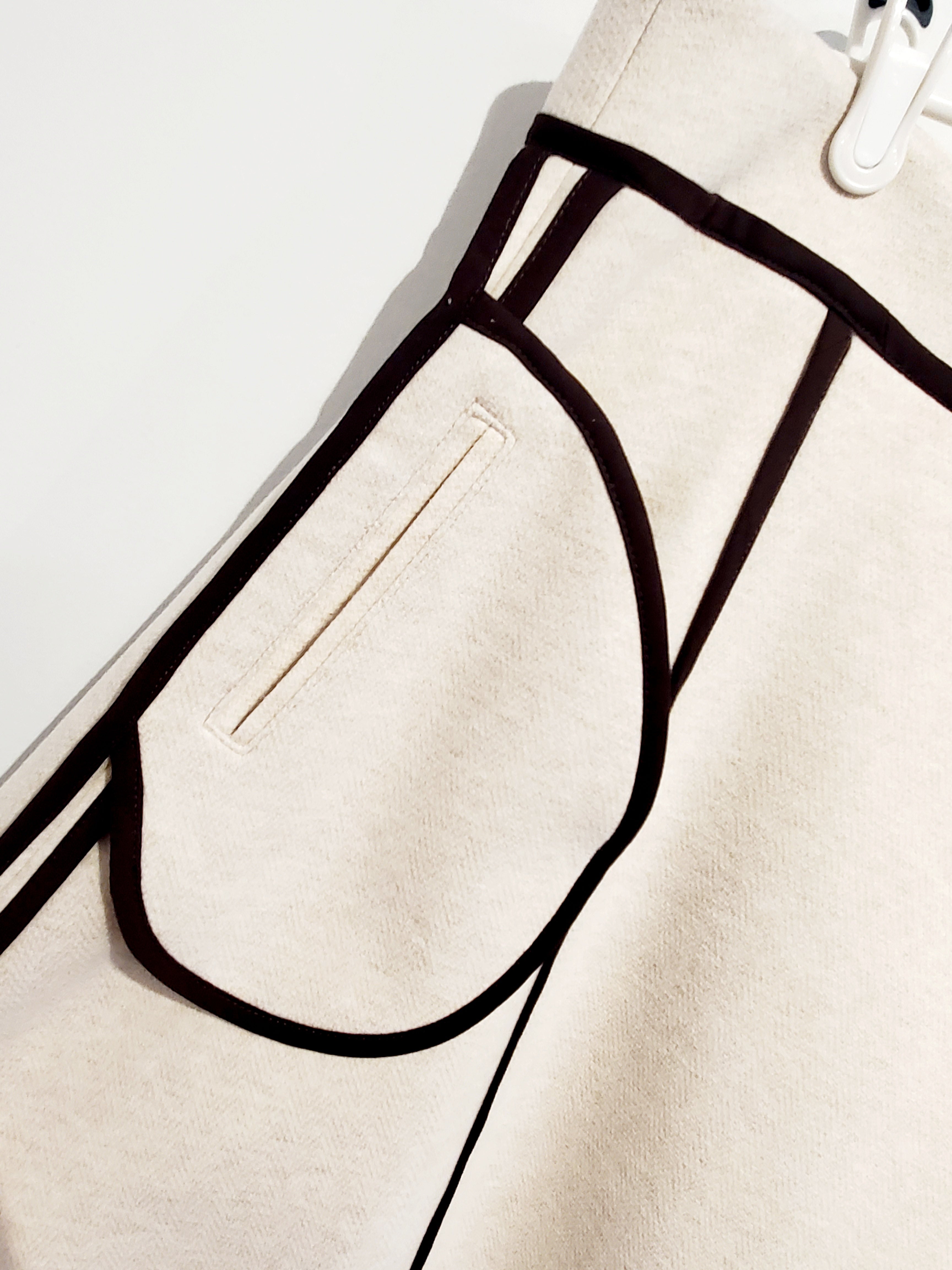Skirt (beige with brown), Size L