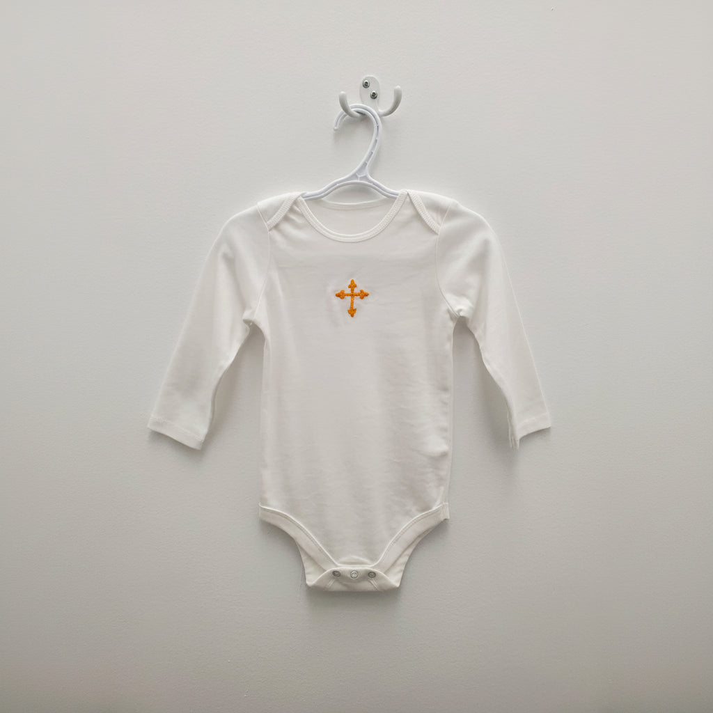 Embroidered Bodysuit with cross (18-24 months)