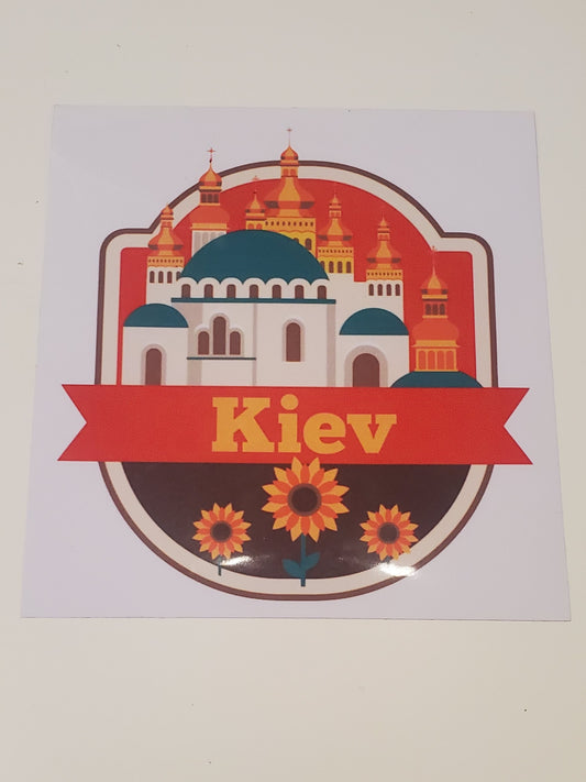 Car sticker Kiev