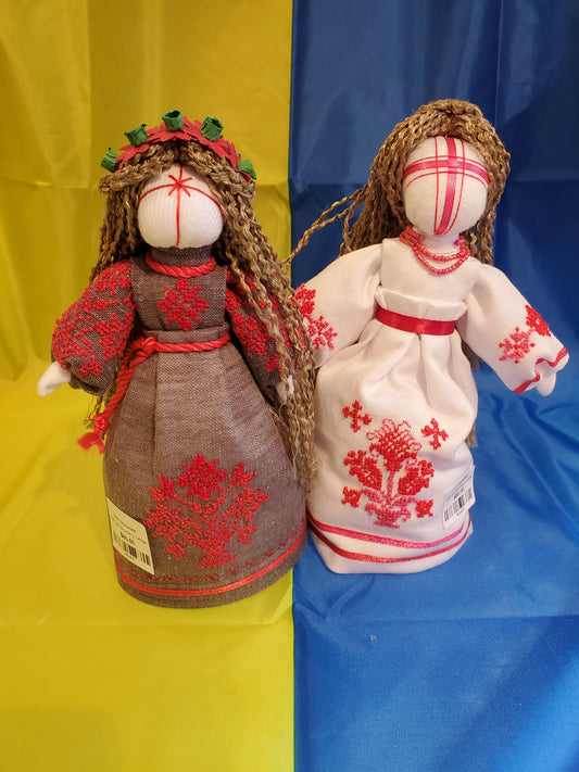 Doll "Motanka" with embroidery Large