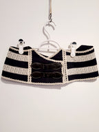 Corset (black with beige)