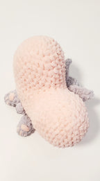 Knitted Toy Crochet heart Bunny
