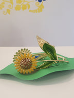 Hair clip "1 Sunflower"