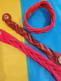 Bracelet red/brown