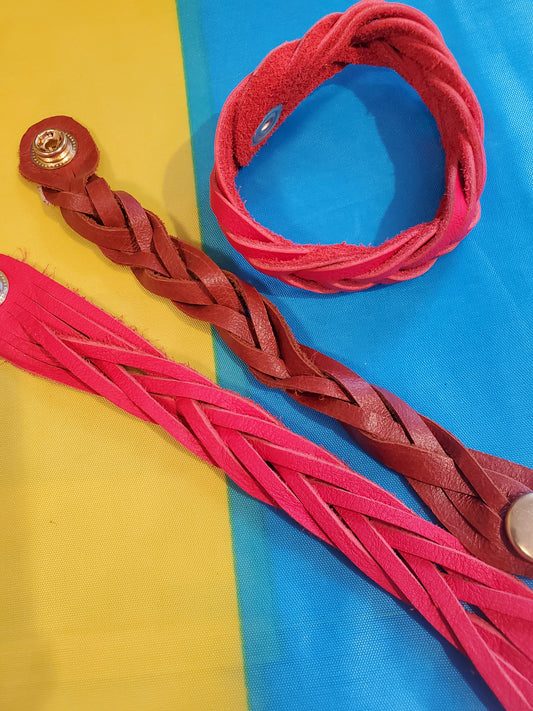 Bracelet red/brown