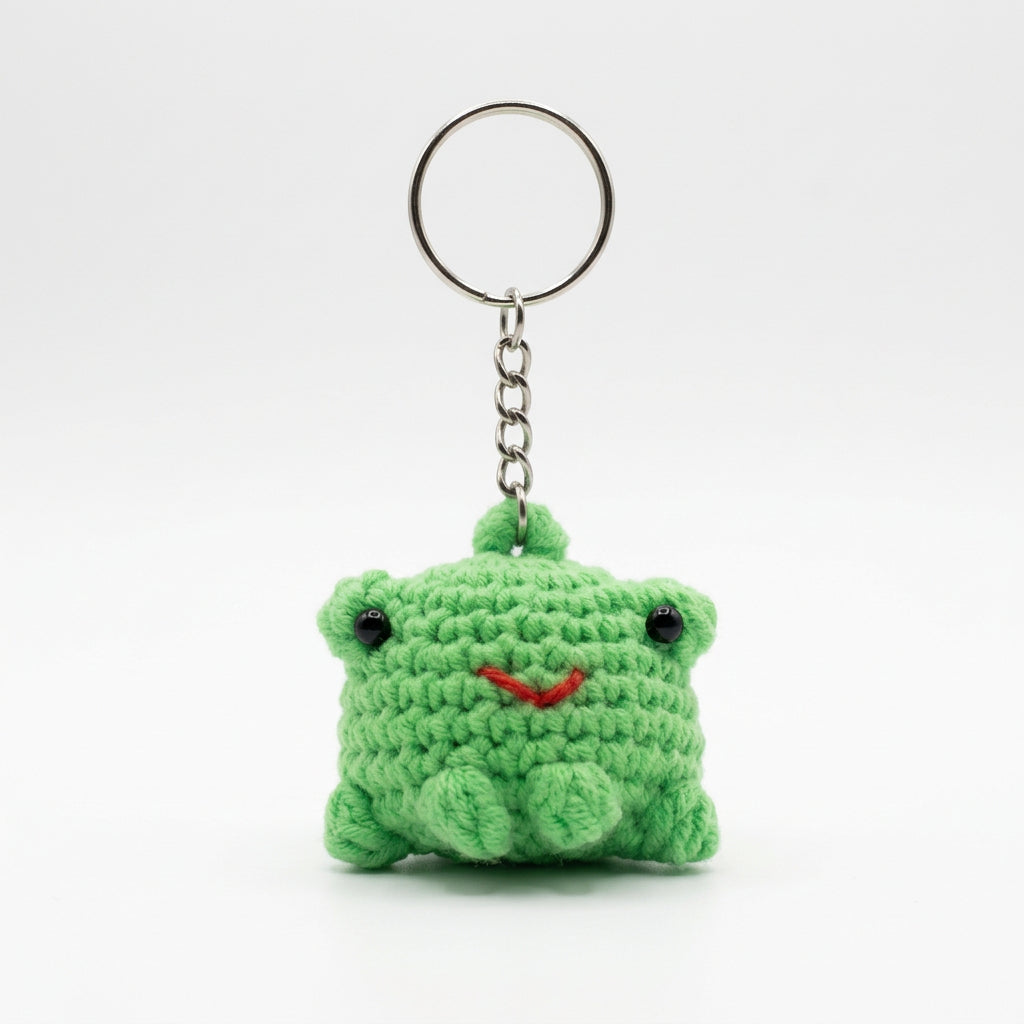 Hand-knitted keychain with magnet Mix