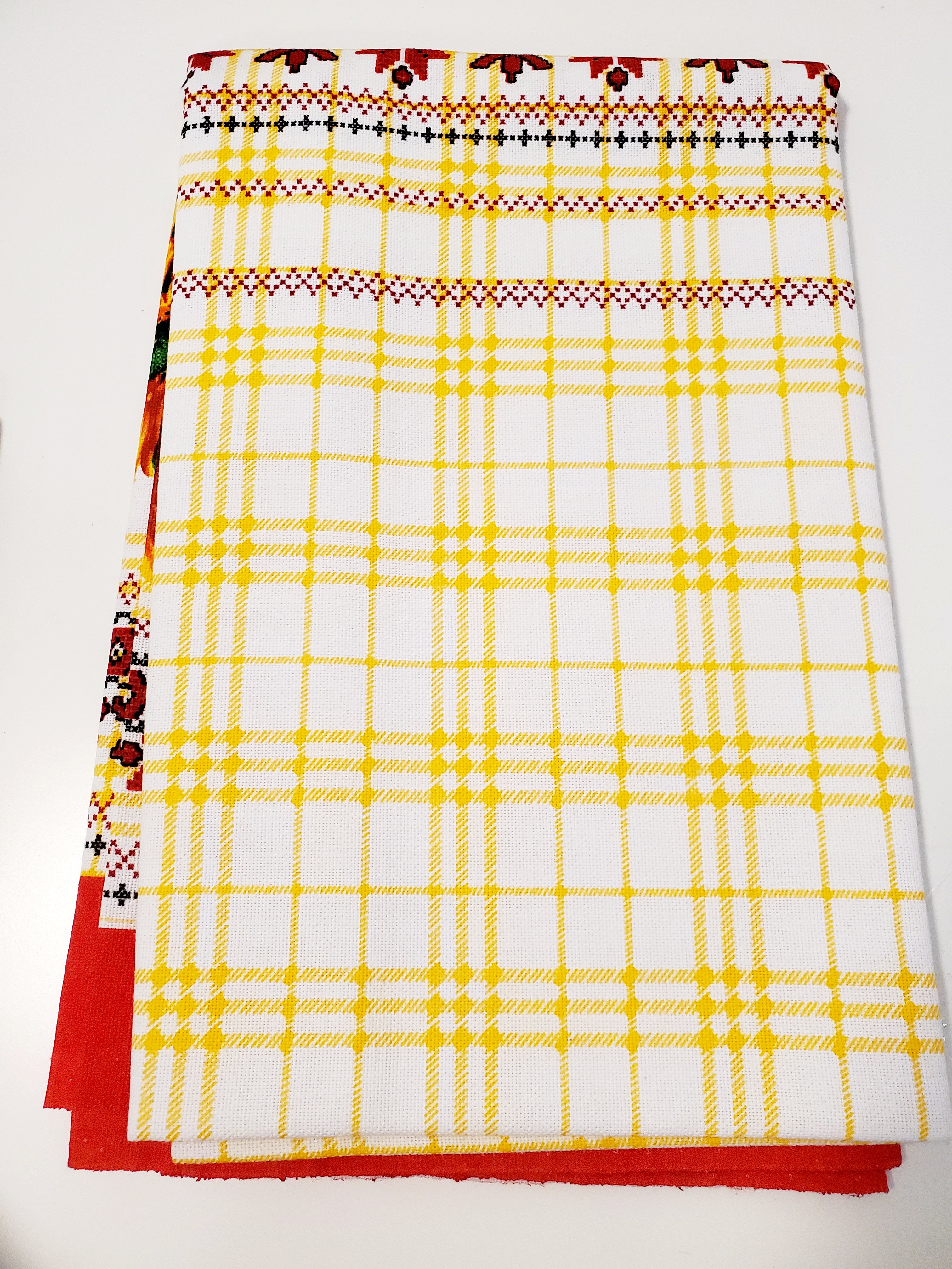 Tablecloth with Ukrainian ornament