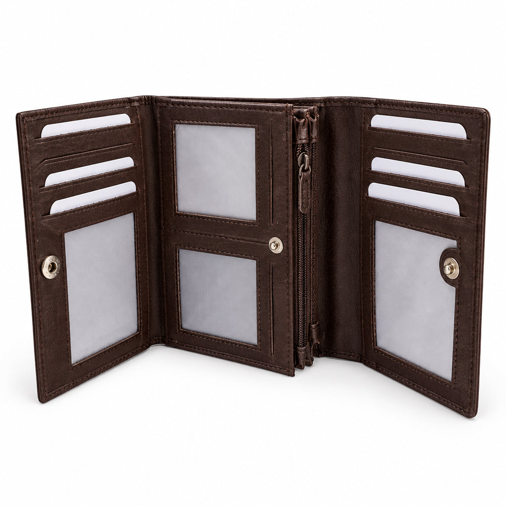 Leather Wallet Brown