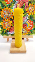 Beeswax Candle " Vyshyvanka" Large