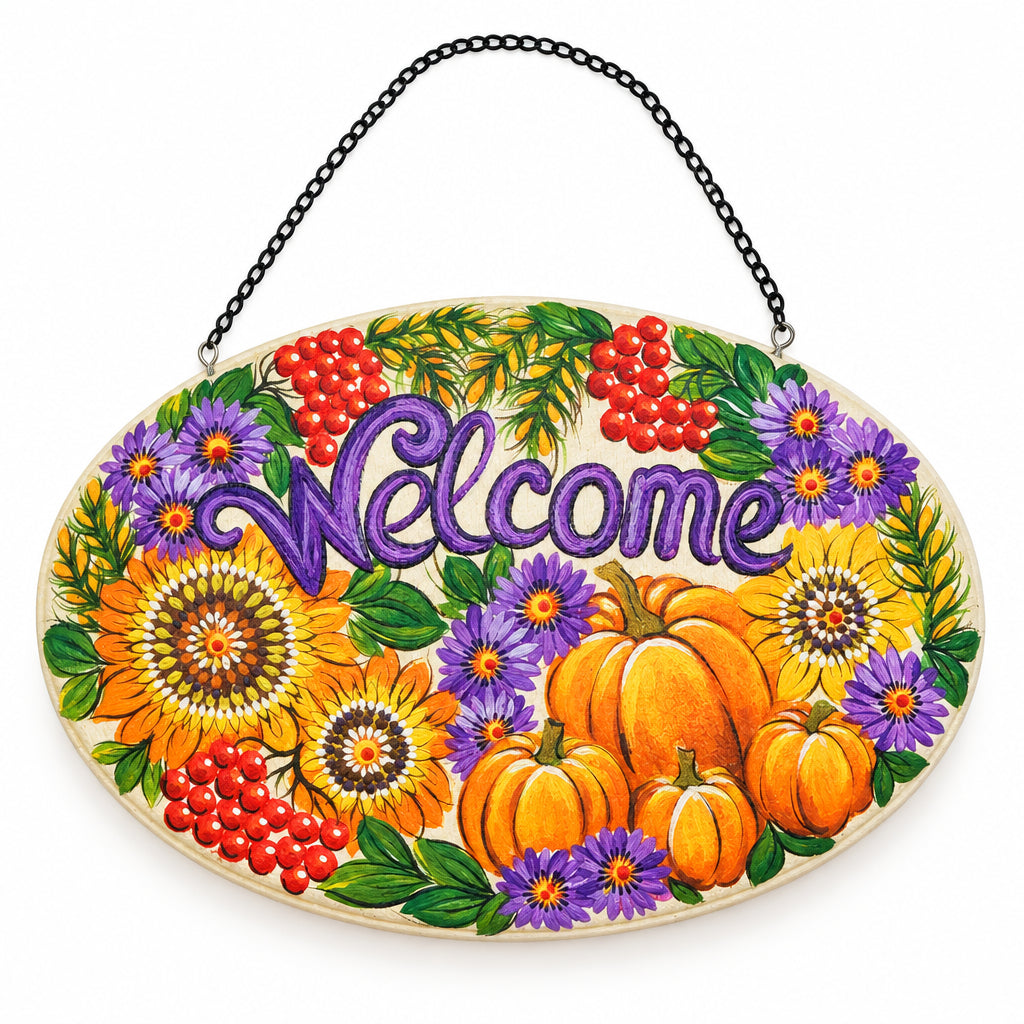 Handmade picture Welcome