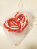 Soy Candle red rose heart