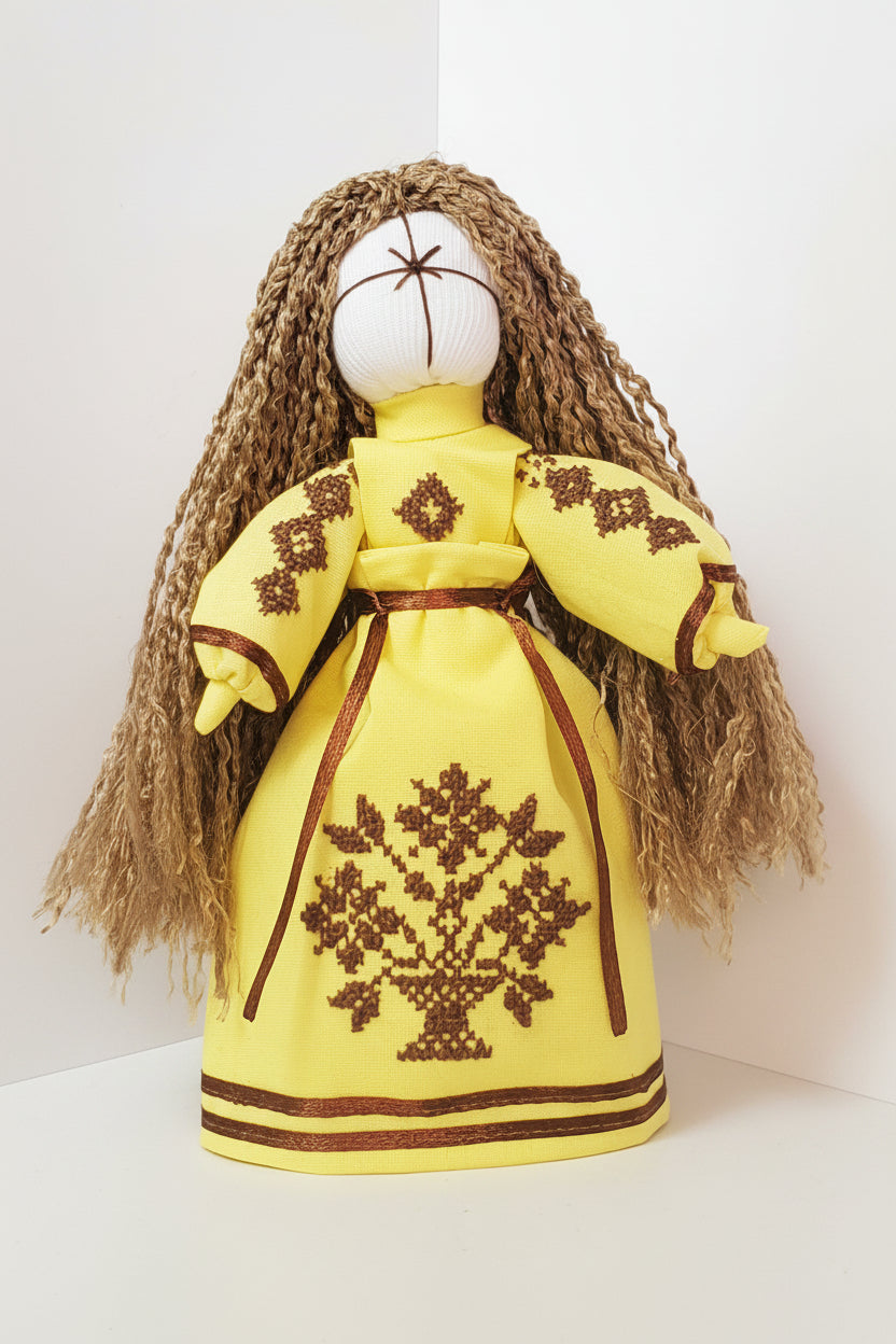 Doll "Motanka" with embroidery Large