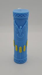 Soy Candle Yellow/Blue