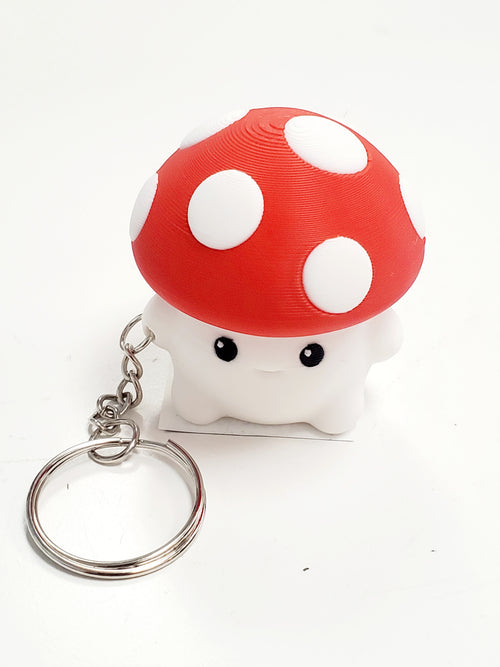 3D Printed Mushroom Keychain Clicker