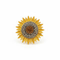 Brooch "Sunflower"