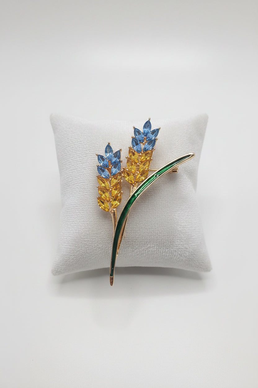 Brooch "2 Spikelets"