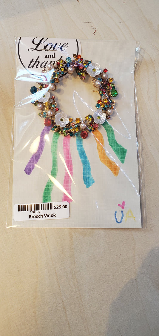 Brooch "Vinok"
