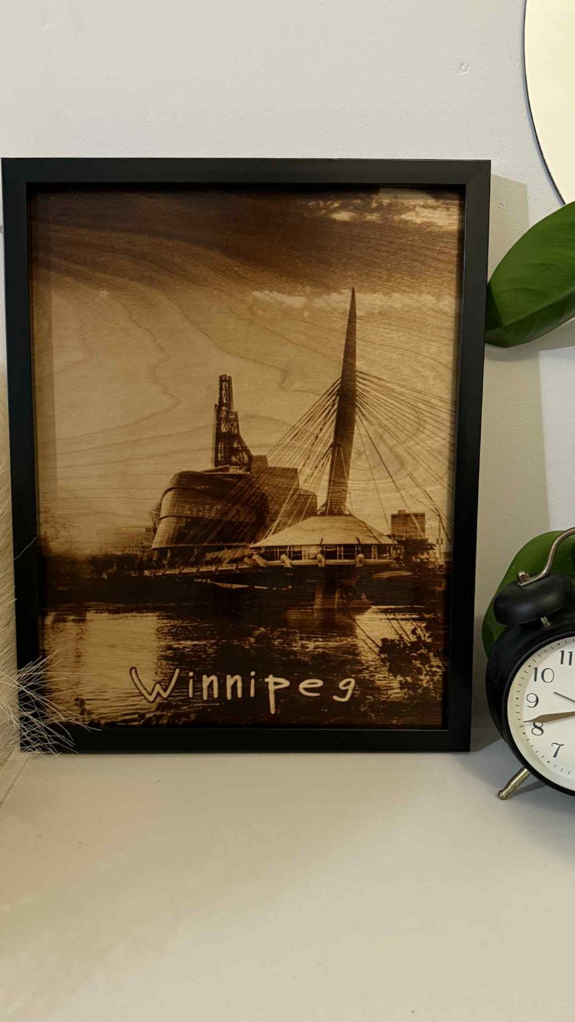 Custom work Wood-Burned Picture A3 in a frame (11x14 in/27x37 cm)
