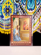 Christian Icon laminated paper small size 6x8.5 cm