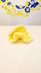 Knitted Hair band Yellow