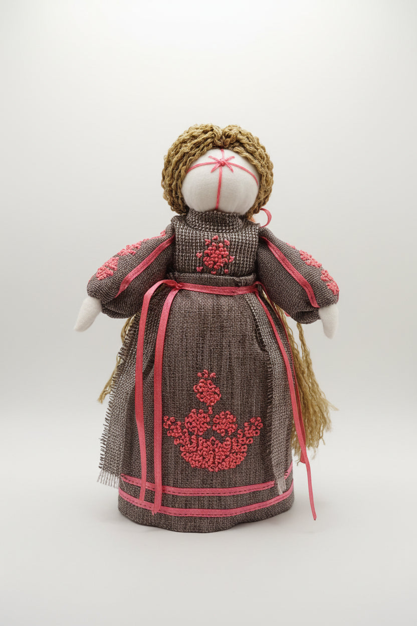 Doll "Motanka" with embroidery Large
