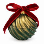Homemade Christmas Ball Candle