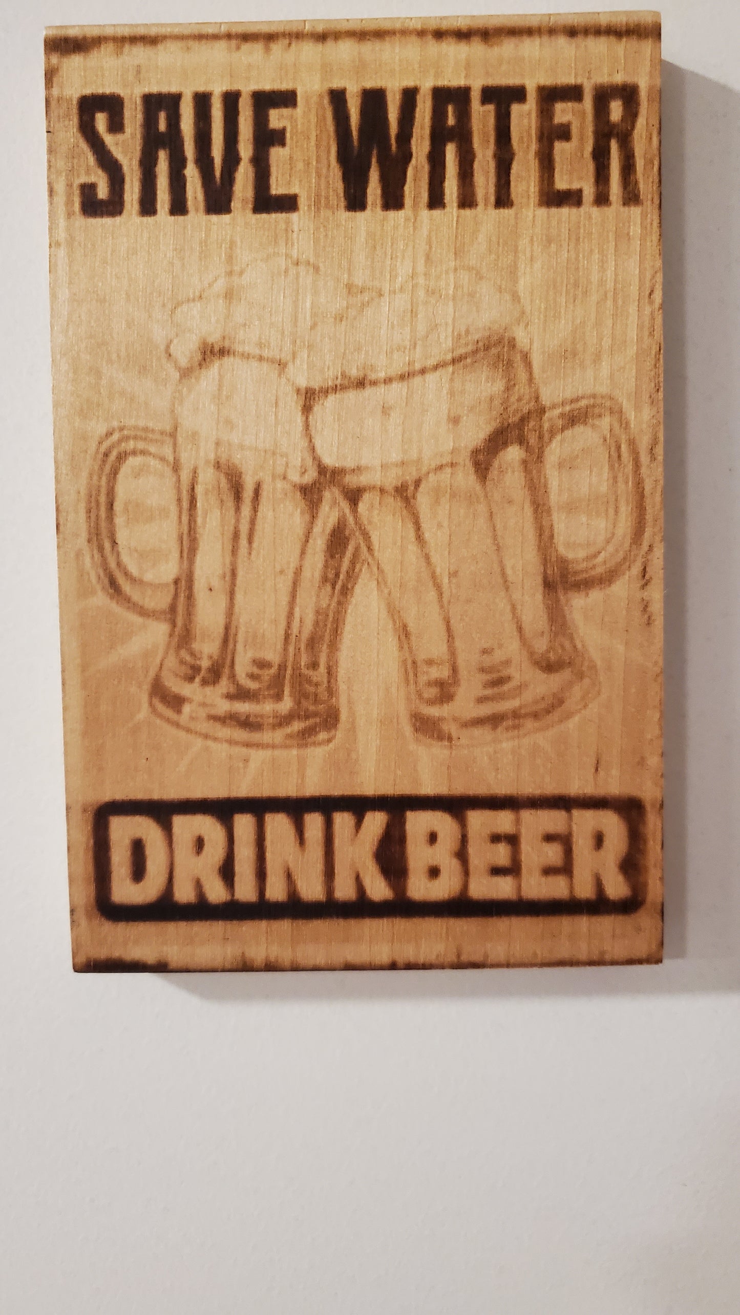 Picture the Art of burn Magnet 14*9.5 cm