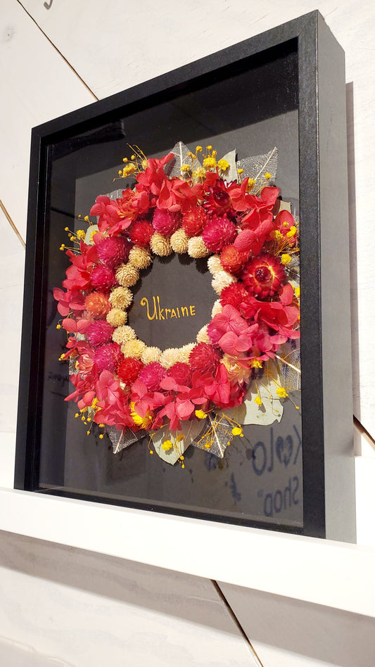 Picture "Wreath of dried flowers"