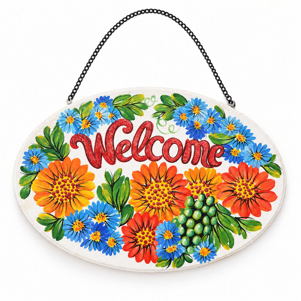 Handmade picture Welcome