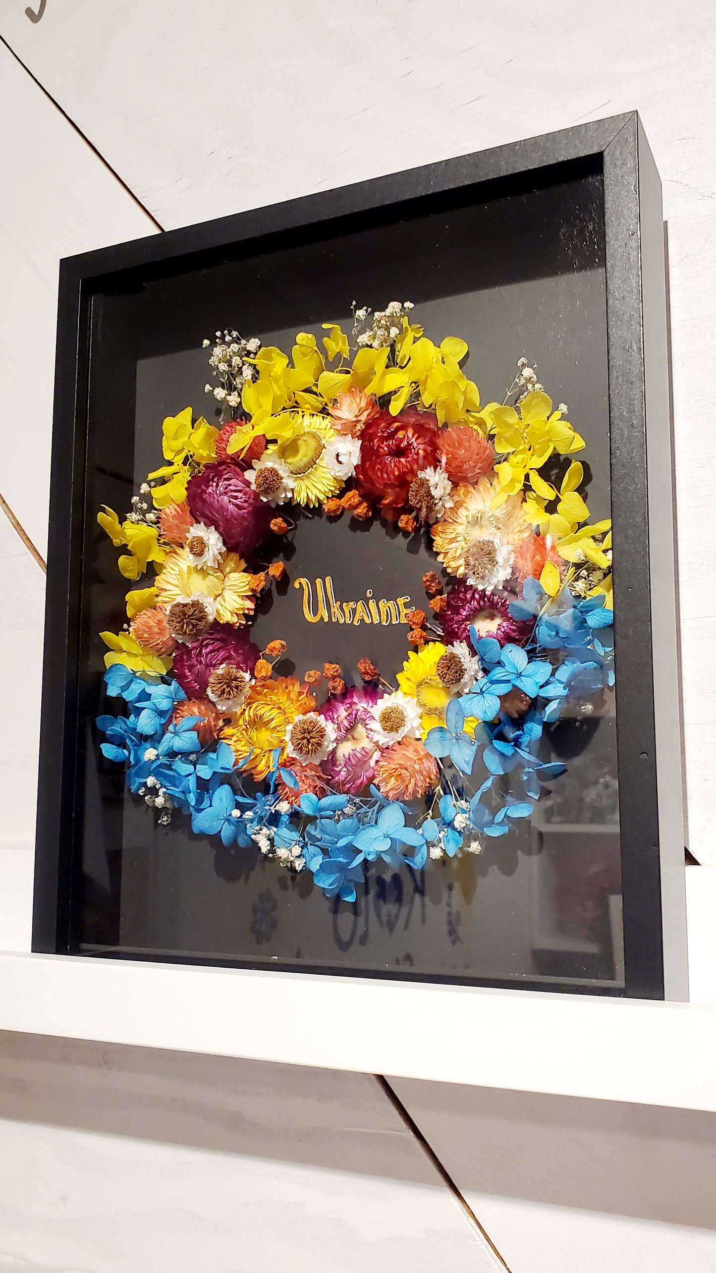 Picture "Wreath of dried flowers"