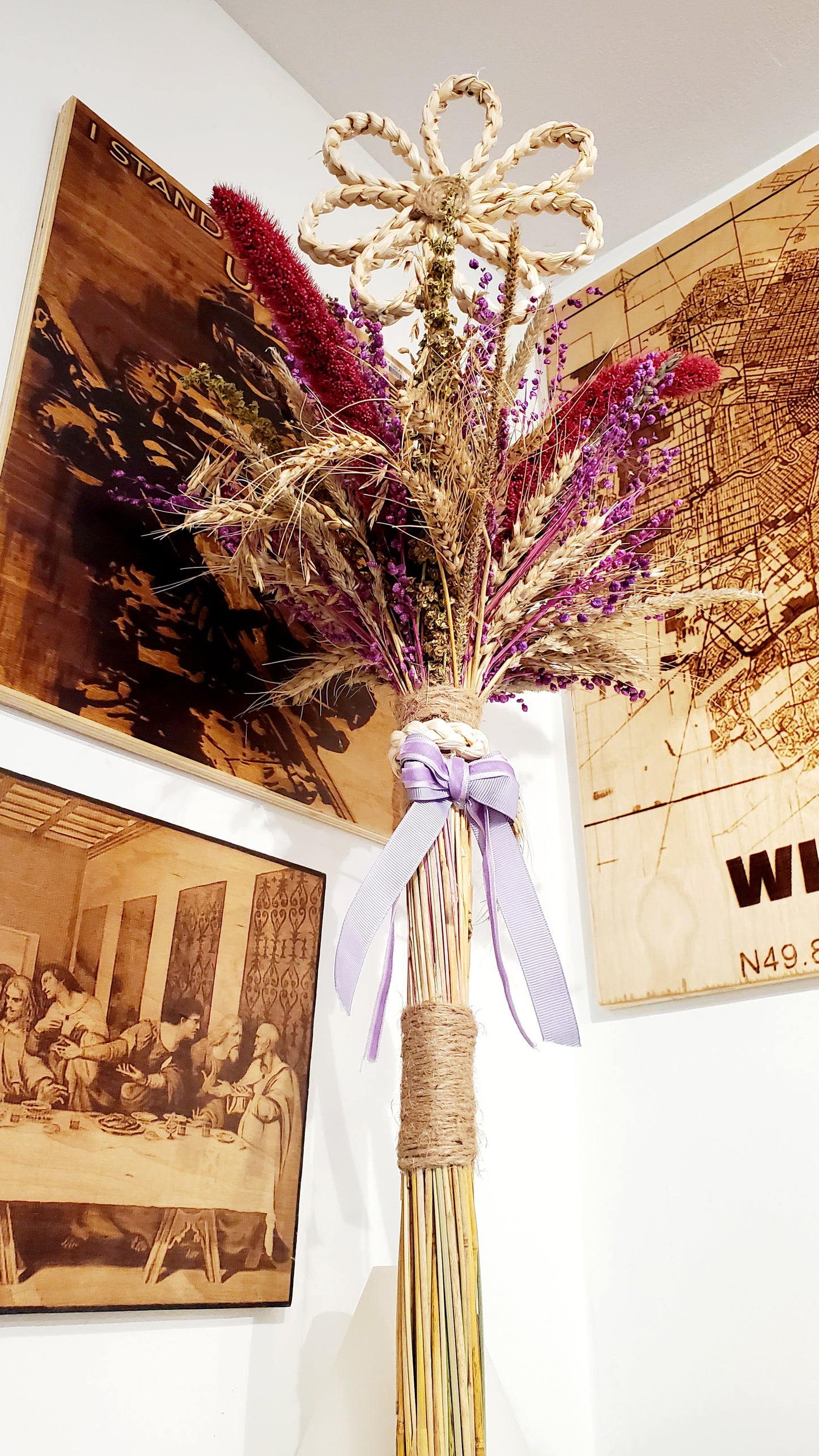 Didukh with a flower