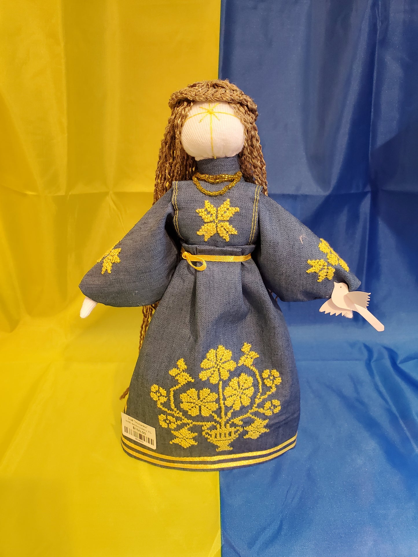 Doll "Motanka" with embroidery XL