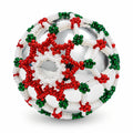 Handmade Beaded Christmas Ball (Medium size)