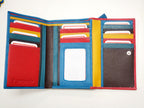 Leather Wallet Multicolor