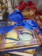 Candle Christmas set with bow Small