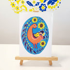 Greeting Card Pysanka by Marika Sokulski