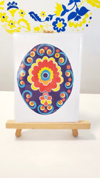 Greeting Card Pysanka by Marika Sokulski