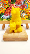 Beeswax Candle "Bear with Honey"